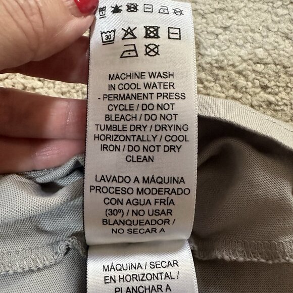 Puma T-Shirt Men’s 2XL Tan/Beige/Gray White Logo - Picture 7 of 8